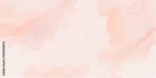 Soft Coral Pink Watercolor Painted Backdrop – Modern Handcrafted Artistic Surface with Romantic Blush Tones and Gentle Wash