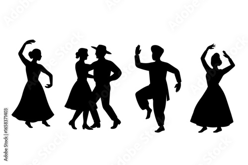 TRANDITION DANCING SILHOUETTE