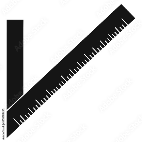 Try Square Ruler Illustration