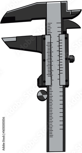Vernier Caliper Illustration