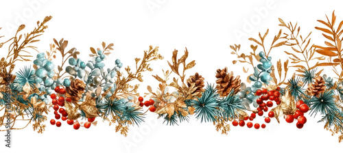 Wallpaper Mural PNG Christmas theme border nature illustration accessories. Torontodigital.ca