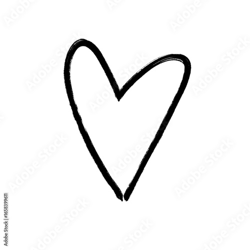 heart love doodle illustration sketch