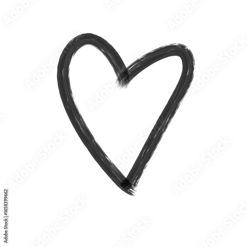 heart love doodle illustration sketch