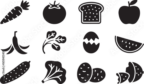 Collection of Decomposing Food Items for Composting and Organic Waste Management