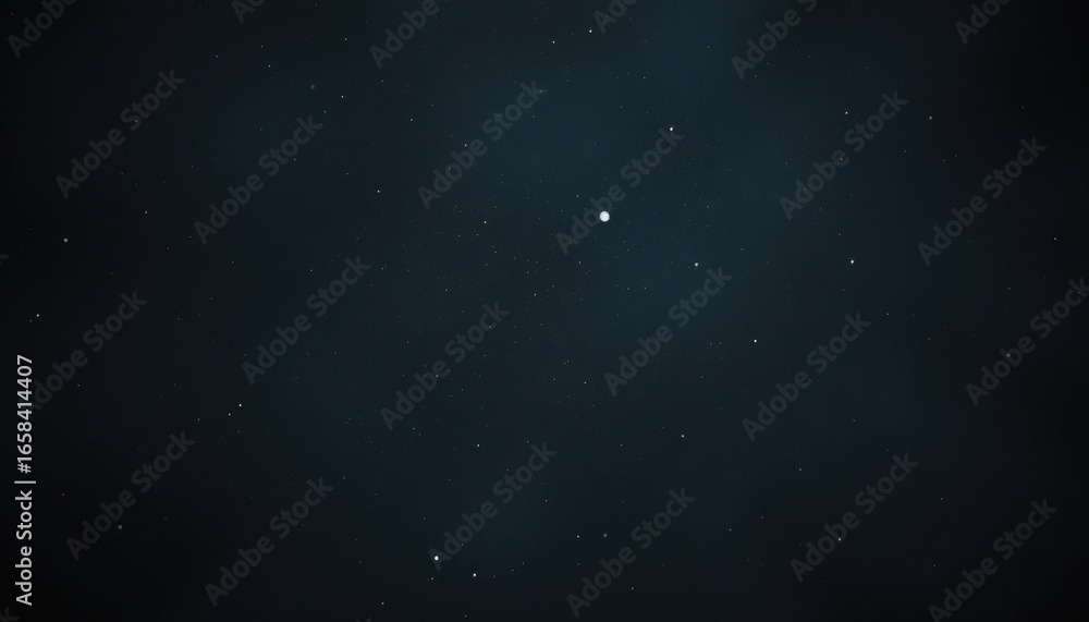 Fototapeta premium Deep space with numerous small bright stars and a large luminous celestial body