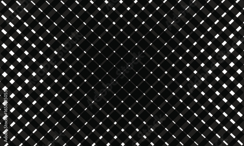  Thik to thin line halftone gradient chaqe plade texture for background. Repeating wide pattern backdrop. Black parallel lines wallpaper for overlay, print, cover, banner, poster. Vector