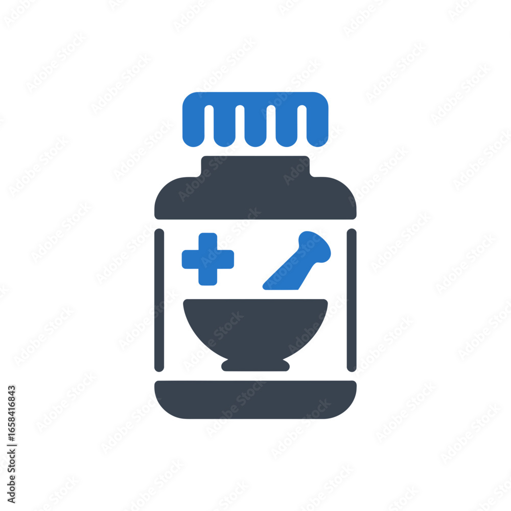 Pharmacy Bottle Icon Pharmacy Bottle Icon