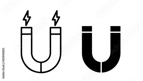 Two distinct magnet icons, one showing a powerful magnetic field, are displayed.