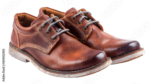 Wallpaper Mural brown leather boots Torontodigital.ca