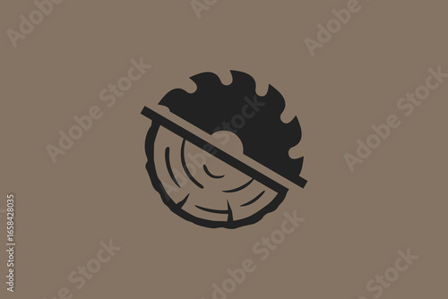 Wood Grinder Logo 