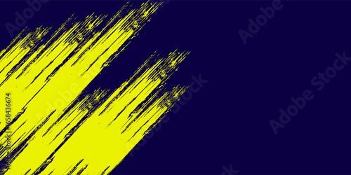 Yellow halftone on blue background. Vector dotted sparkles or halftone shine pattern texture Pop Art Style Background.