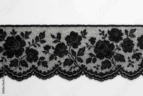 black lace band AI generated