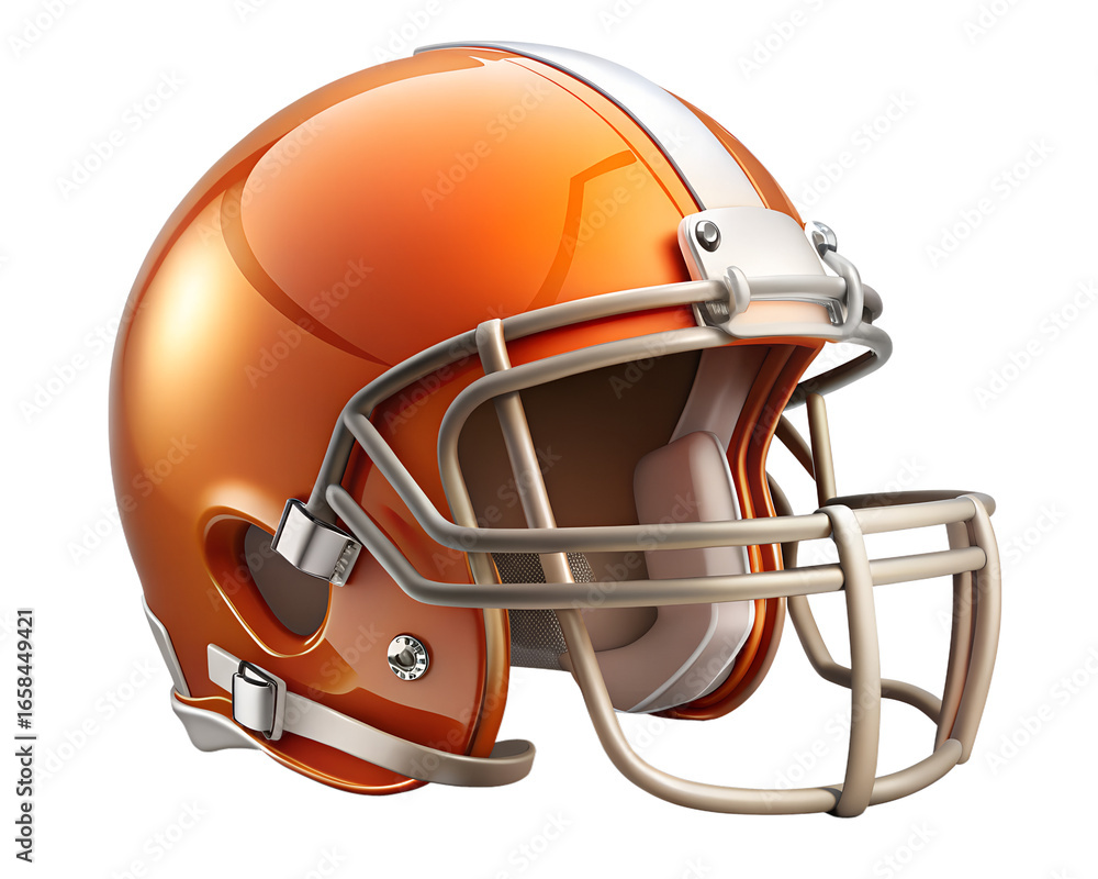 Fototapeta premium flat design football helmet