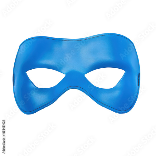 Blue superhero mask for disguise, costume, or masquerade ball