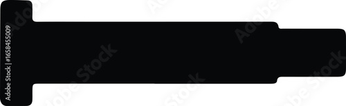 Vector Black rubber car ramp curb ramp silhouette Illustrator