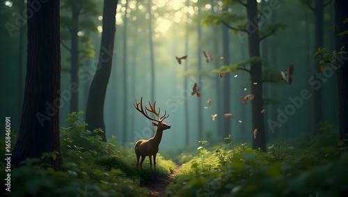 Immersive Forest Landscape with Augmented Reality