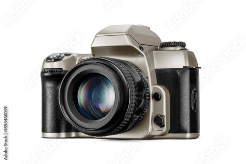 Tableau sur toile High-quality vintage SLR film photo camera isolated