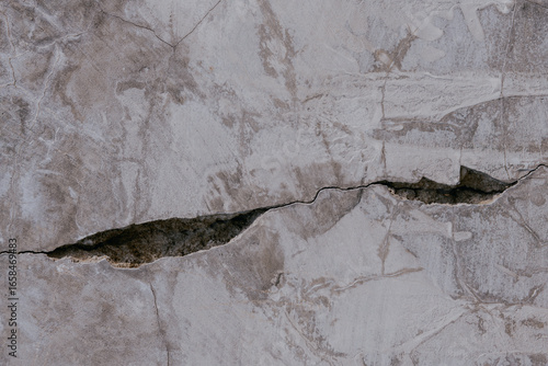 Cracked cement floor texture for background.