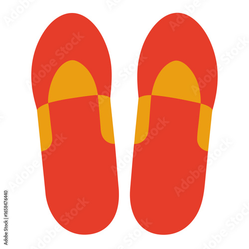 red flip flops