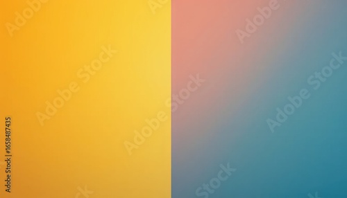 A close up of a yellow and blue color block.