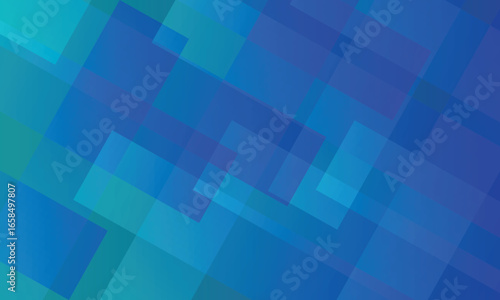 Blue gradient diagonal rectangle background. Dynamic shapes composition. Vector illustration