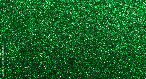 Wallpaper Mural Sparkling emerald green glitter texture creating a festive and glamorous background for celebrations. Torontodigital.ca