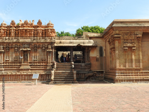 9 August 2022, Brihadeeswara Temple situated in Thanjavur, Tamil Nadu, India, is a 1000 year old temple built in Chola architectural style. The temple is a part of UNESCO World Heritage Site.