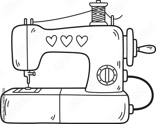 sewing machine and needle