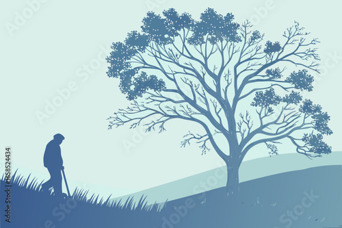 : Nike Schuhe und Mann-Malvorlage – druckbares Streetwear-Design