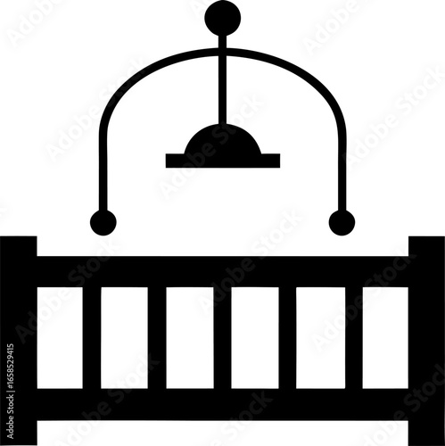 Baby Crib Mobile Toy Graphic