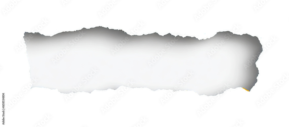 Fototapeta premium Ripped white paper graphic
