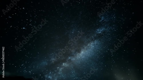 Wallpaper Mural A vast night sky filled with twinkling stars and the ethereal glow of the Milky Way Torontodigital.ca