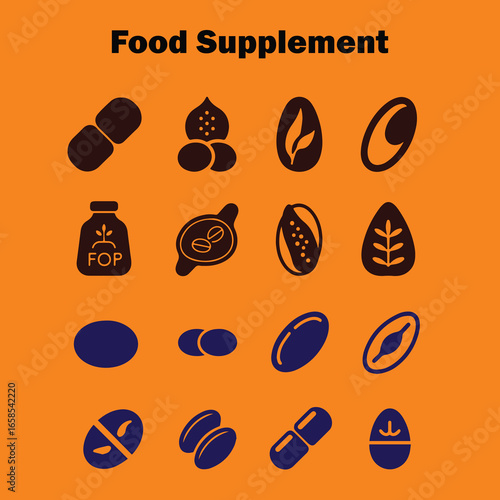 Food supplement icon
