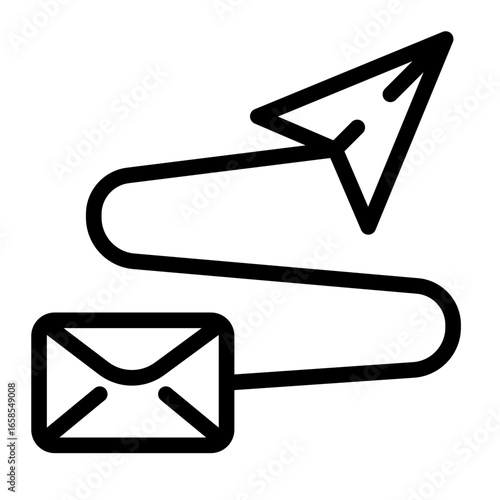 Document Dispatcher icon from the Corporate icon collection (Outline Style)