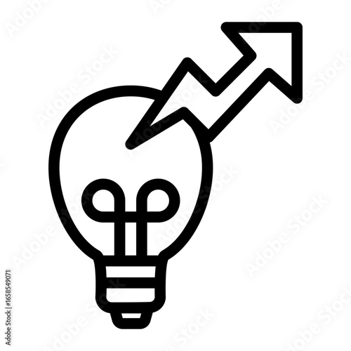 Business Innovation Concept icon from the Corporate icon collection (Outline Style)