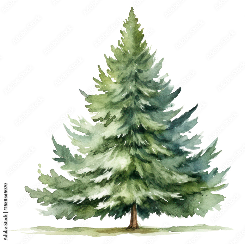Fototapeta premium Chirstmas tree plant pine fir.
