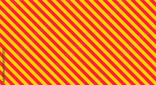Red and yellow diagonal striped warning background used for safety signage, hazard prevention, industrial caution design, emergency alert notice, and construction zone pattern concepts