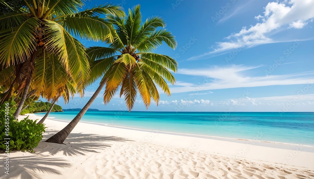 Fototapeta premium Tropical beach paradise (37)