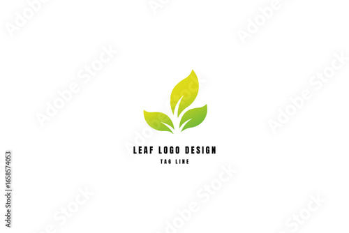 Leaf's logo icon vector illustration template design Premium JPG