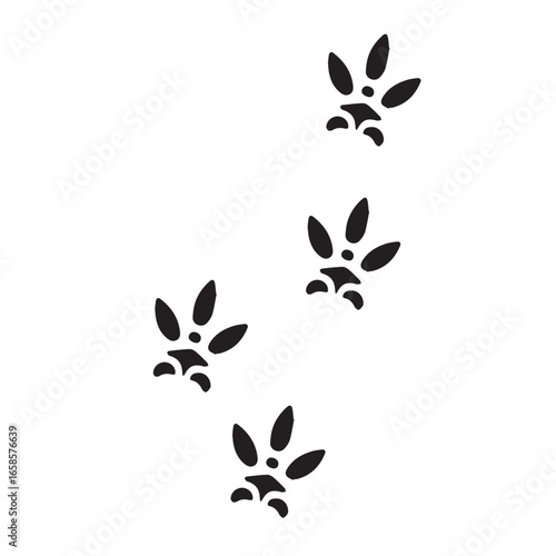 Minimalist Bird Tracks icon