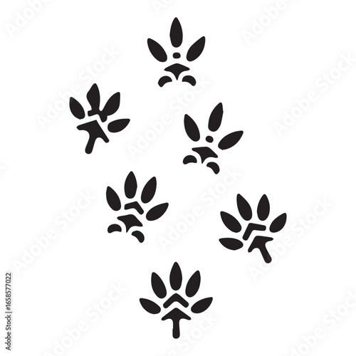 Minimalist Bird Tracks icon