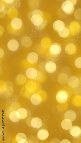 Golden light bokeh abstract festive background image