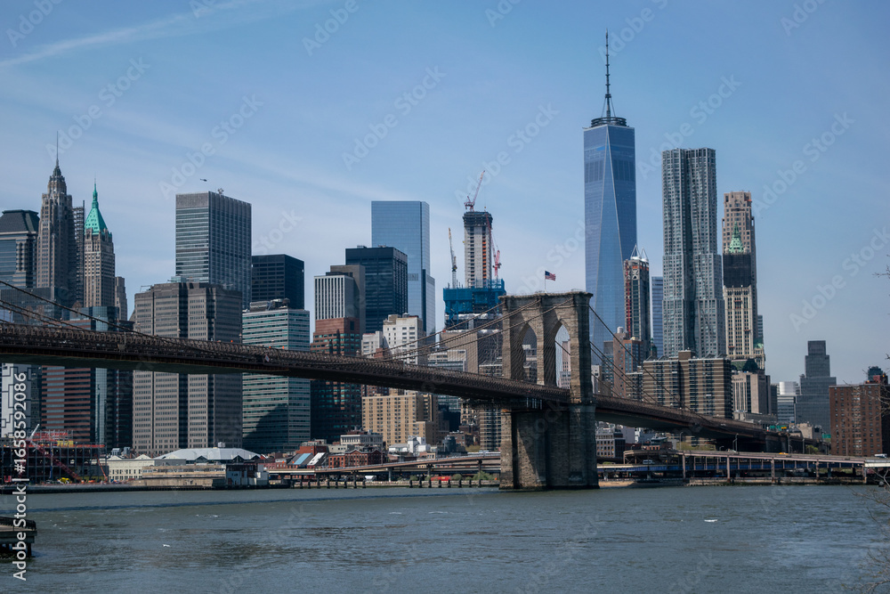 Fototapeta premium brooklyn bridge new york city