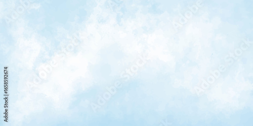  serene skyscape with gentle blue tones and soft white clouds , creating a peaceful and airy atmosphere on a bright day.
