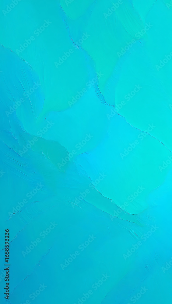 Fototapeta premium Gradient turquoise abstract background artistic painted texture
