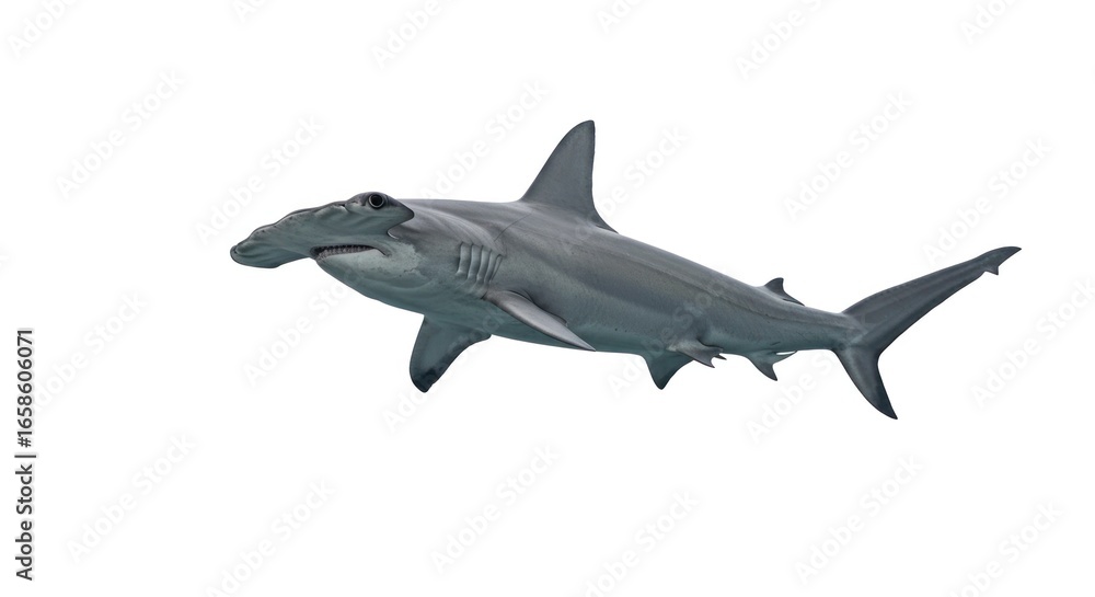 Fototapeta premium Hammerhead shark profile
