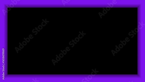 Vibrant RGB color borders with animated neon glow effects. Perfect for gaming videos, tech presentations, and modern digital content. Seamless loop animation with red, green, blue spectrum transitions