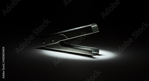 Wallpaper Mural Metal stapler, dramatic lighting Torontodigital.ca