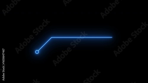 Animated glowing callout elements and HUD graphics. Neon callout elements designed for text highlighting and user interface projects.