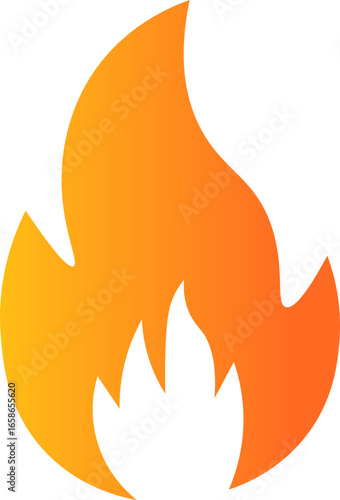 Flame Icons, Flame Vector Icon. Simple flat burning fire silhouette collection. Hot energy symbol for graphic design, Vector Illustration